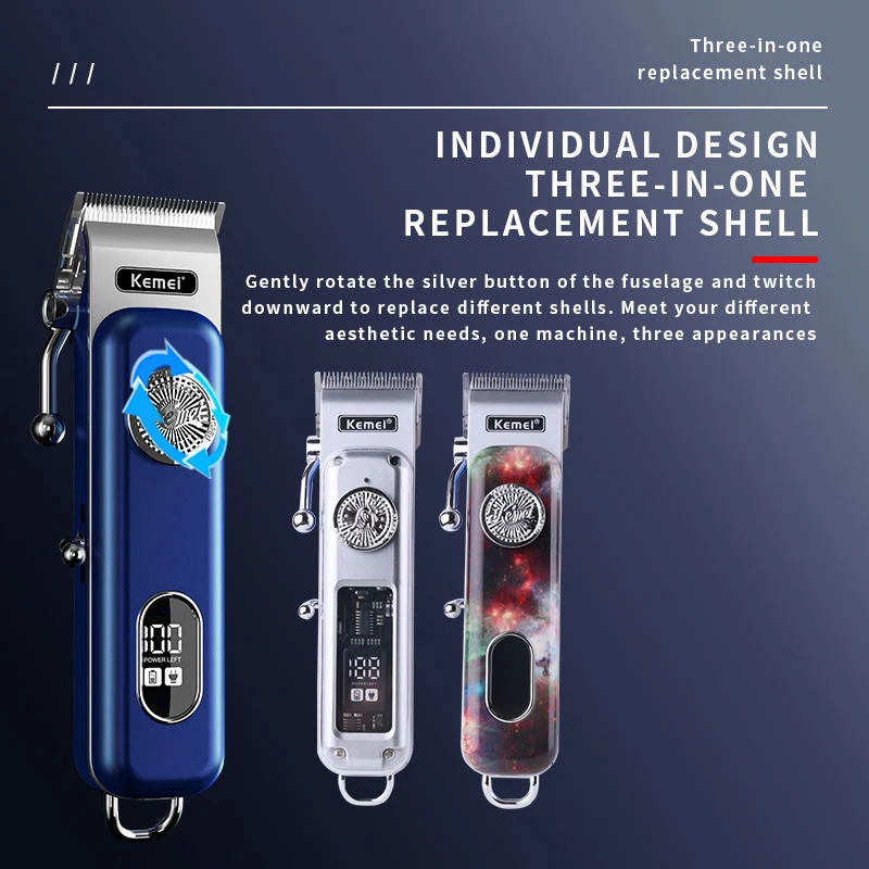 Rechargeable Professional Hair Clipper Hair Trimmer For Men Shaver Hair Cutting Machine Barber Accessories Cut Machin Beard