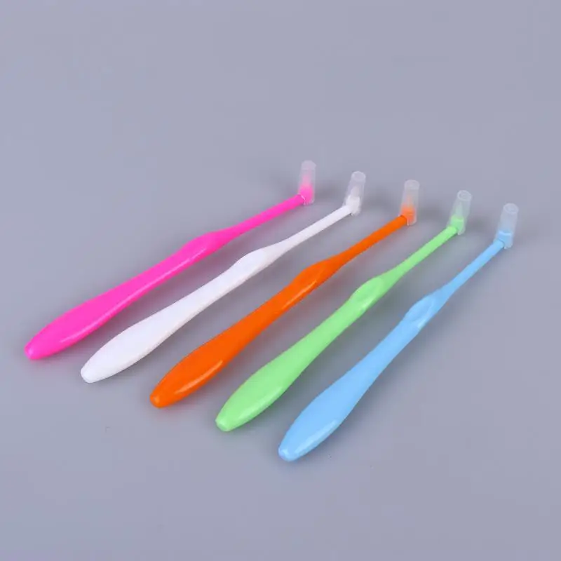 Oral Care Tool Interdental Brush Single-Beam Soft Teeth Cleaning Toothbrush Small Head Soft Hair Implant Adult