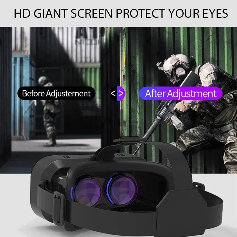 

VR Glasses Virtual Reality Accessory Headset Viar Devices Helmet 3D Lenses Smart Goggles For Smartphones Phone Mobile Gogle Game