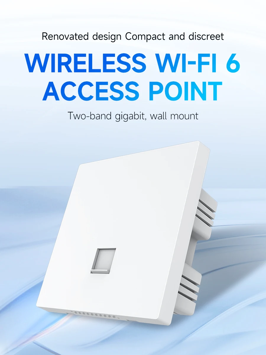 3000Mbps WiFi 6 AP Dual Band Wireless Internet 2.4G 5G for Gaming/4K Streaming/Home,