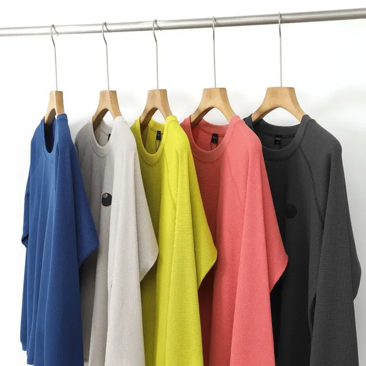 

Skin-friendly Comfortable Long Sve T-irt ex Basic Color Spring Faion Cotton Blend Sweatirt for Youth