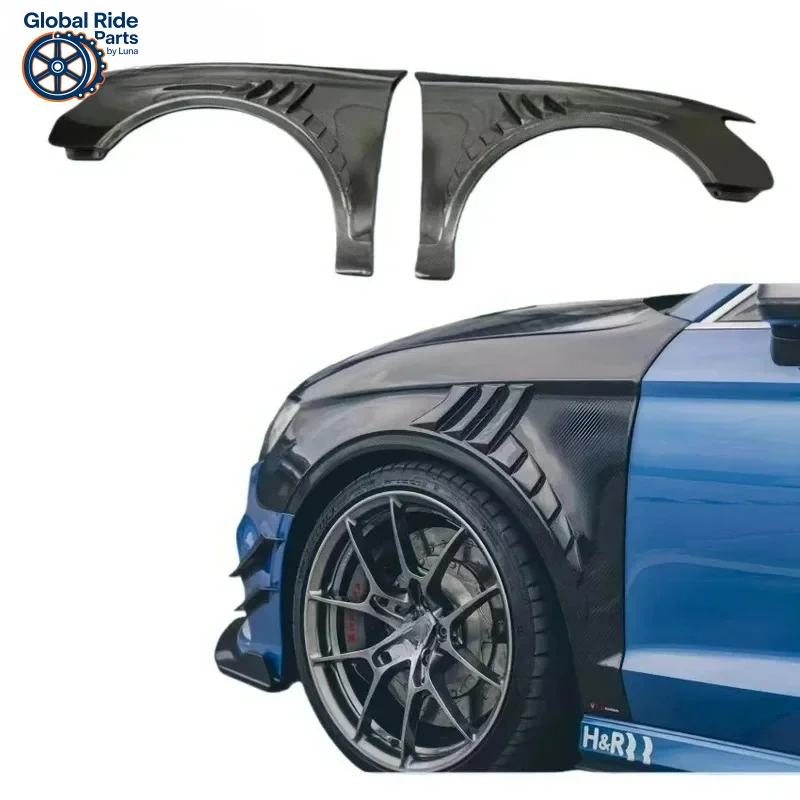 

Suitable FOR Exact-Fit Audi A3/S3/RS3 Vented Fenders Full Carbon Fiber