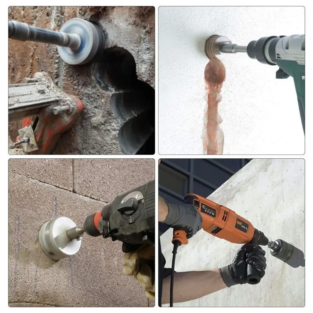 

Durable 30/40/60MM Concrete Wall Hole Saw Alloy High Quality Electric Hollow Core Drill Bit ​​Wall Chaser for Concrete Cement
