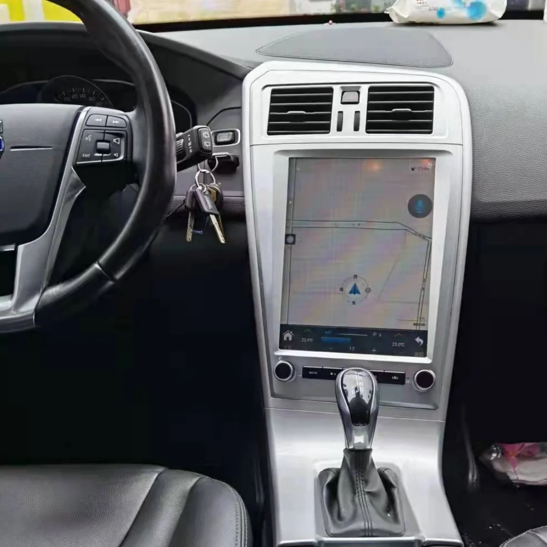 12.1 بوصة أندرويد العمودي IPS شاشة راديو السيارة لفولفو XC60 2009 ~ 2017 الوسائط المتعددة DVD مشغل تلقائي لتحديد المواقع والملاحة Carplay DSP #2