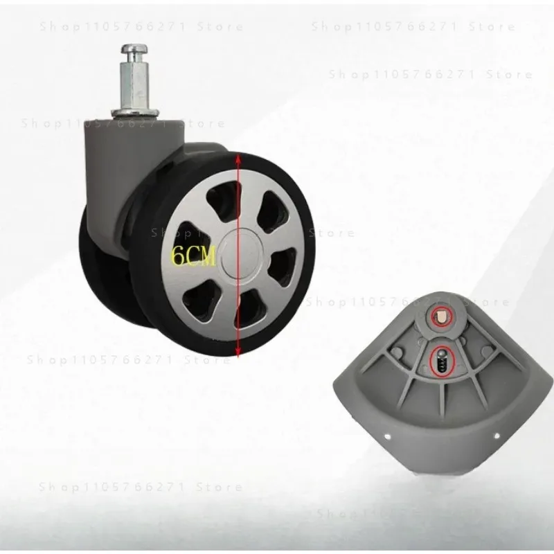 Luggage Wheel Replacement Luggage Trolley Accessories Universal Wheel Quadrilateral Detachable Pulley