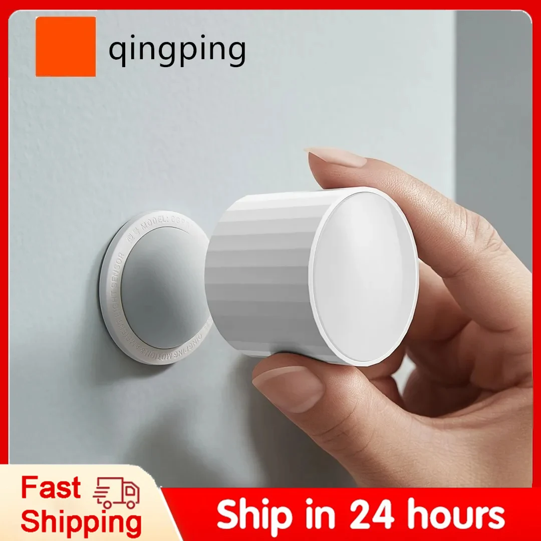 Qingping Human Body Sensor Pet Smart Body Movement Motion and light Sensor Magnetic split base for Xiaomi Mijia Mihome App