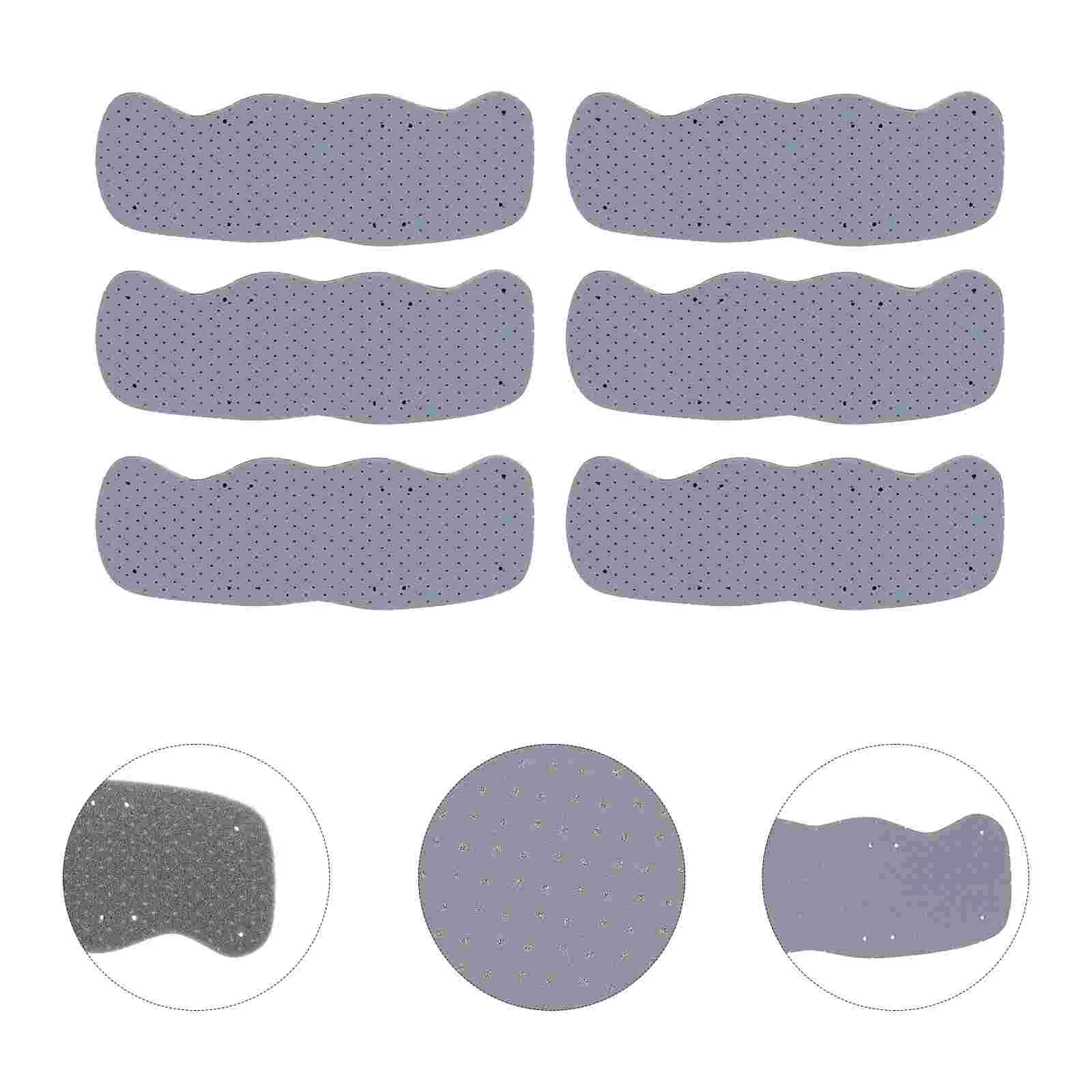 Almofada absorvente de suor para Sweatbands de segurança, Hard Hat Liner, Caps de almofada absorventes de suor, Acessórios Sweatband, 6 pcs