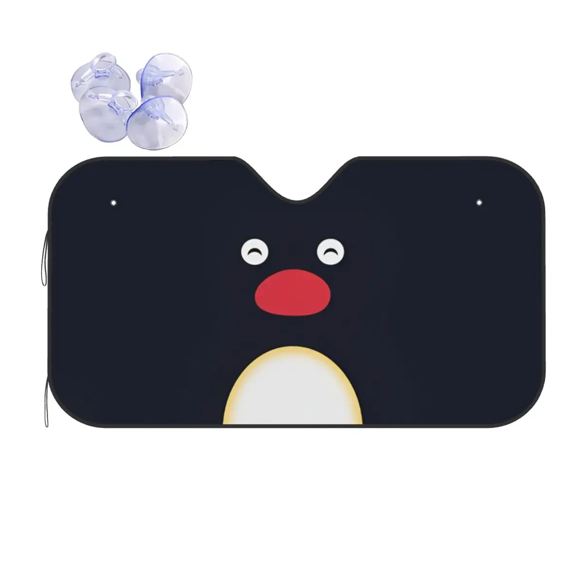 

Лобовое стекло Pingu с героями мультфильмов, солнцезащитные животные, новинка, чехол на передний блок, 76x140 см, козырек от солнца, солнцезащитная занавеска