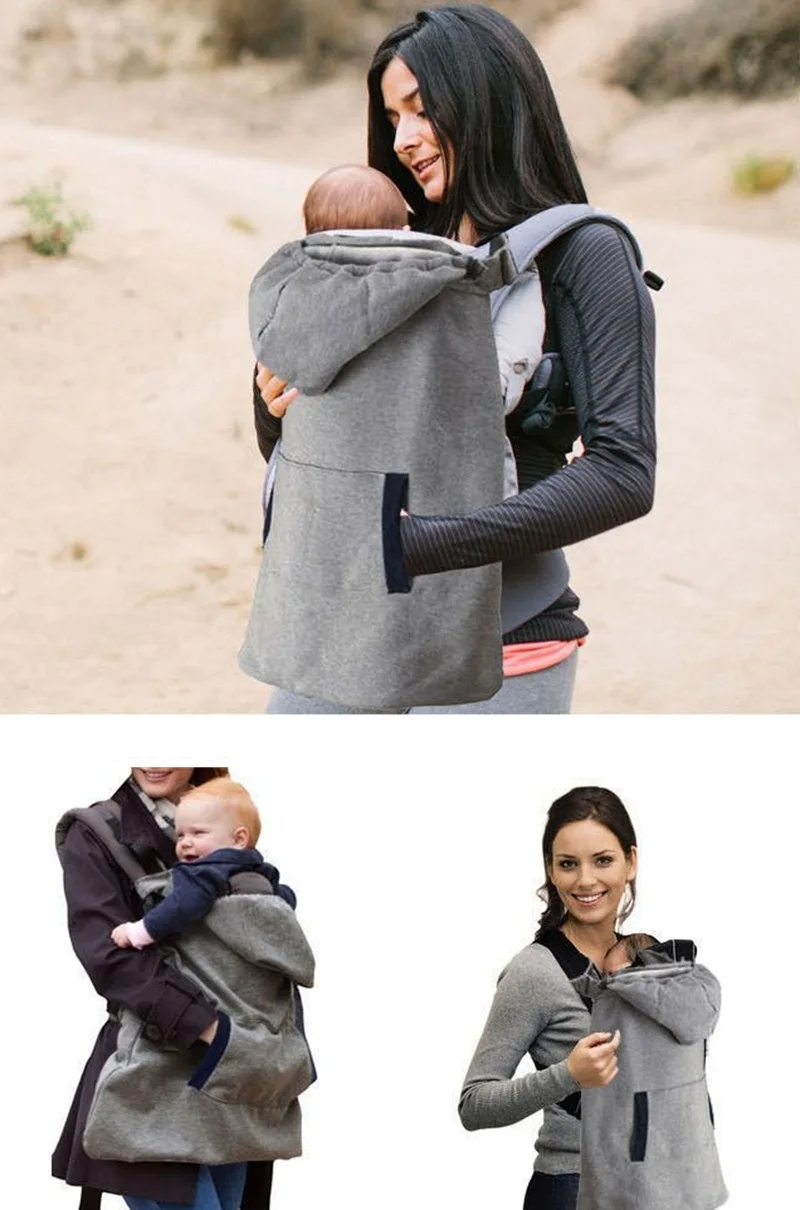 أ ​ الخريف الشتاء الدافئة الطفل حزام عباءة الرأس الرضع في الهواء الطلق المعطف عباءة قماط بطانية الطفل الناقل