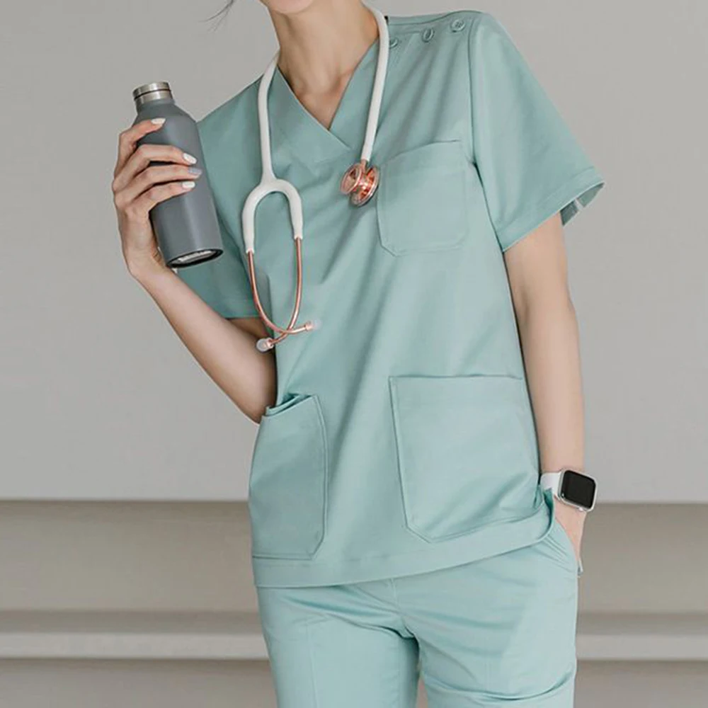 Autumn new beauty dentistry pet hospital pharmacy  masseuse nurse clothes hand washing  brush hand clothes