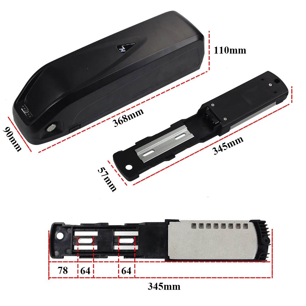 Hailong Ebike Battery 48V 52V 17.5Ah 20Ah for Eunorau Fat-HS G20-Cargo Max Cargo Defender-S New-Trike Specter-S 750W 1000W motor