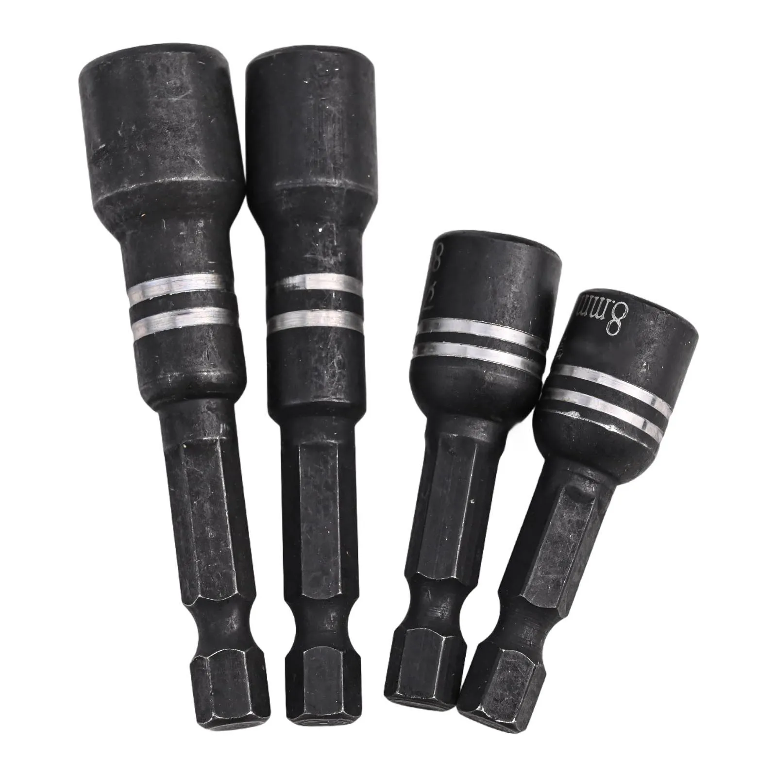 4pcs Magnetic Socket Nut Driver Set 1/4