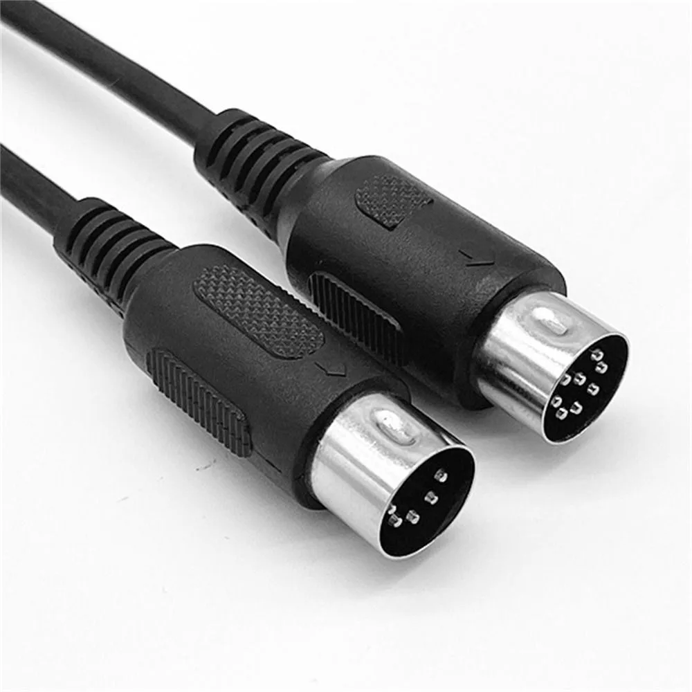 MIDI DIN 5PIN kabel męski do męskiego MIDI 5 Pin DIN wtyczka do 5 Pin DIN rozszerzenie Audio kabel męski din-5pin M/M Adapter do kabla