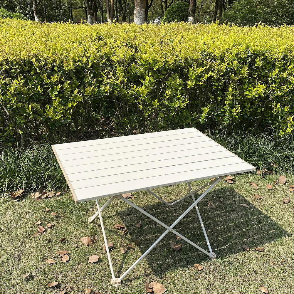 Ultralight Portable Folding Camping Table High Strength Aluminum Alloy Foldable Outdoor Dinner Desk For Garden Party Picnic BBQ