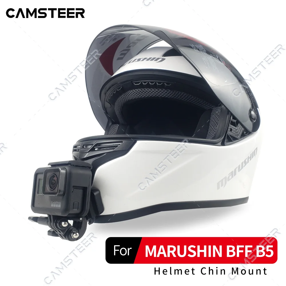 

MARUSHIN BFF B5 Helmet Custom Aluminium Chin Mount for GoPro Hero 12 11 10 9 Insta360 X4 X3 Ace pro DJI Action 3 4 Camera