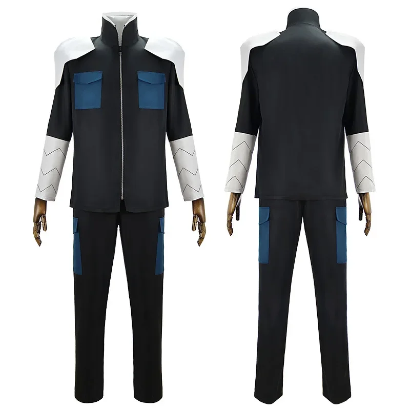 BRM Hoshina Soshiro Cosplay Anime Monster Nr. 8 Cosplay-Kostüm Soshiro Hose Mantel Halloween-Party-Outfit für Herren