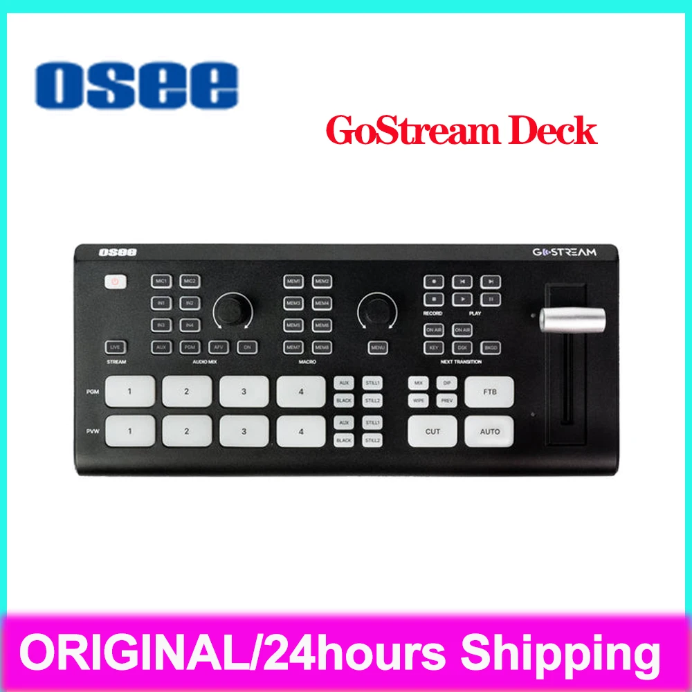 Osee GoStream Deck USB2.0 Video Mixer Switcher Capture Card Box With NDI Updatable Video Switcher Mixer For Live Streaming