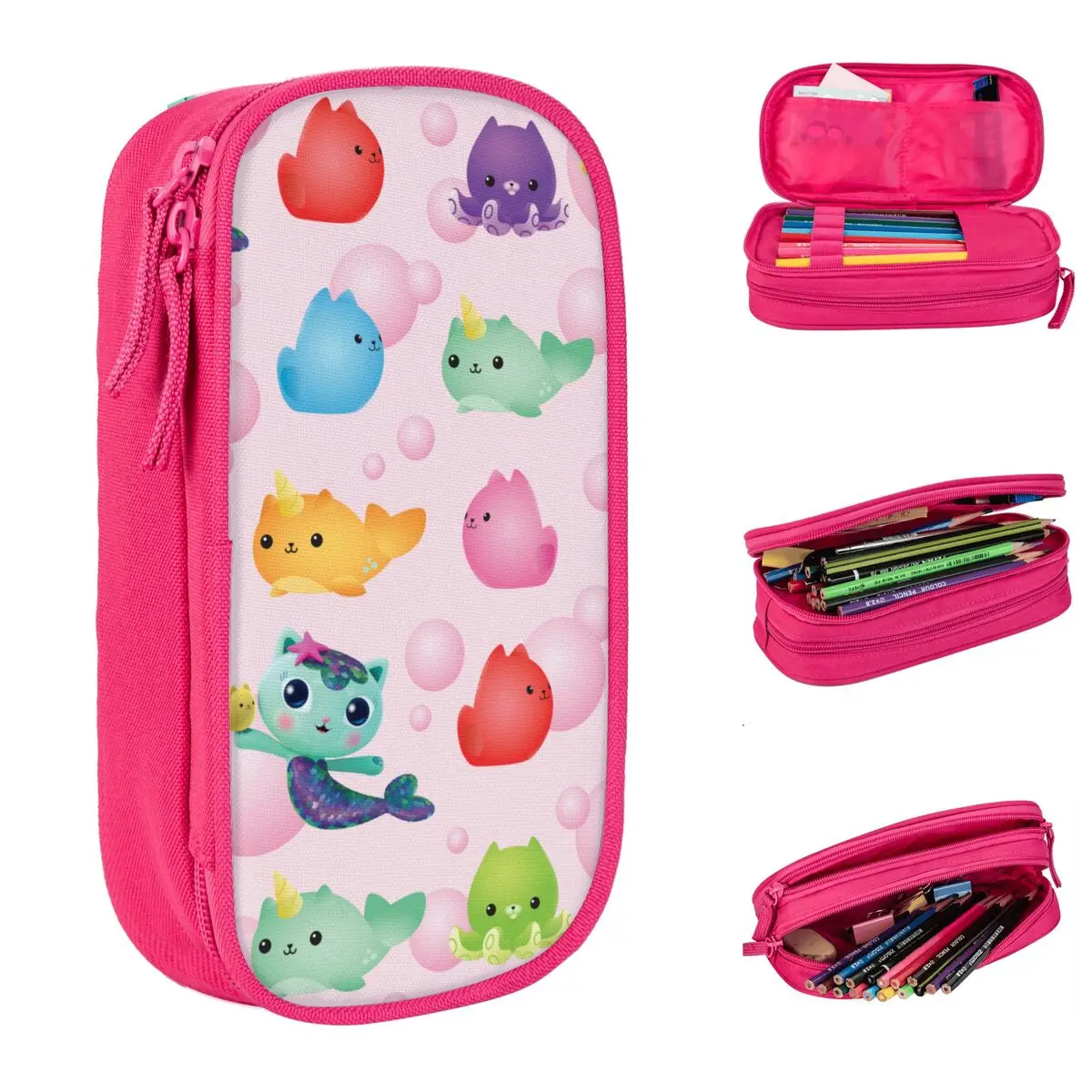 Gabby Dollhouse Pencil Case New Pen Bags Student Big Capacity Students School Gift Pencilcases