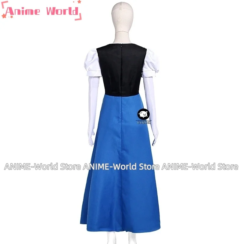 《Custom size》Cosplay Dress Women Sapphire Role Play Blue Dress Princess Fancy Dress Any Size