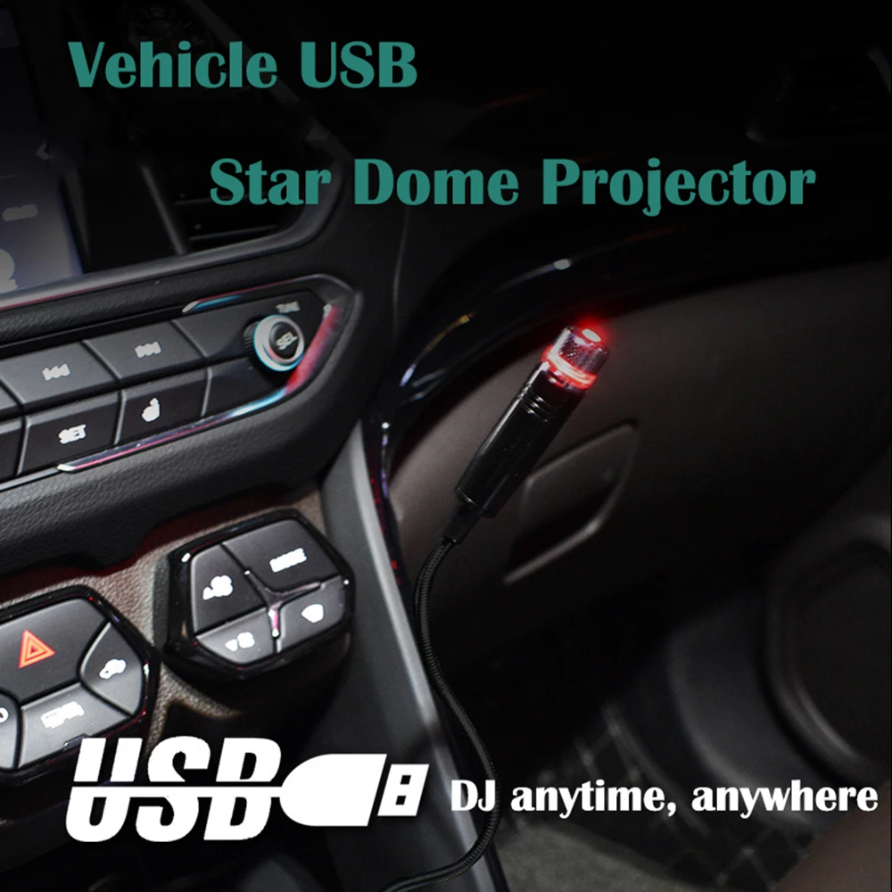 Auto tragbare Gypsophila Fahrzeug USB Star Dome Projektor Decken leuchte Interieur Home modifizierte Laser projektion dekorative Licht