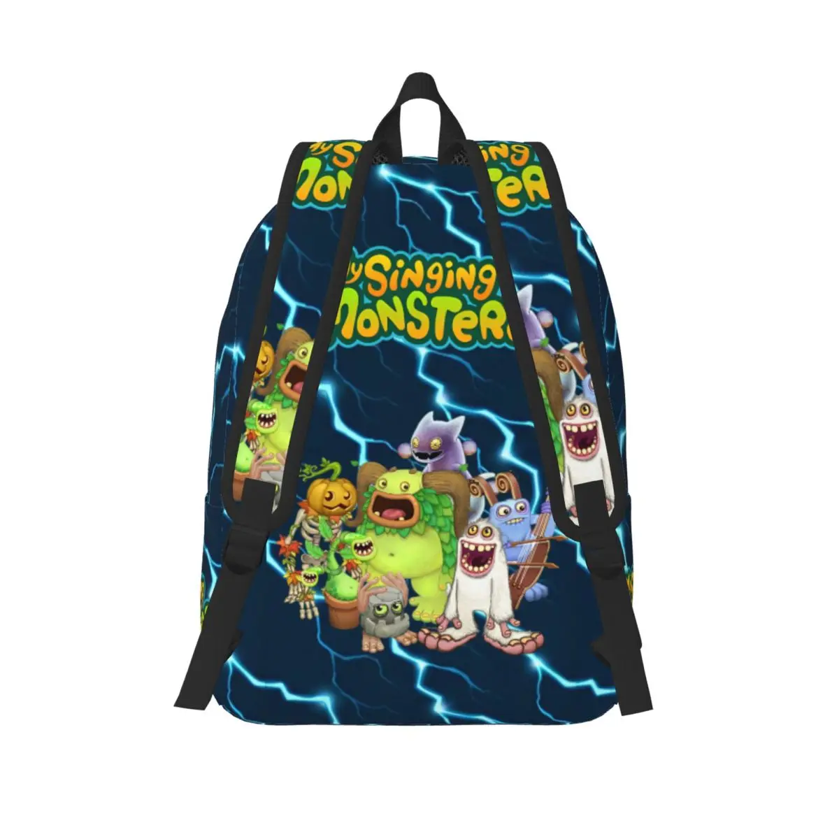 Mijn Zingende Monsters Rugzak Voor Jongen Meisje Kinderen Student School Boekentas Canvas Dagrugzak Kleuterschool Tas Wandelen