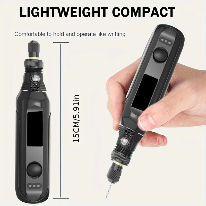 JANGKLIFE USB Cordless Rotary Tool Kit Woodworking Engraving Pen DIY For Jewelry Metal Glass Mini Wireless Drill