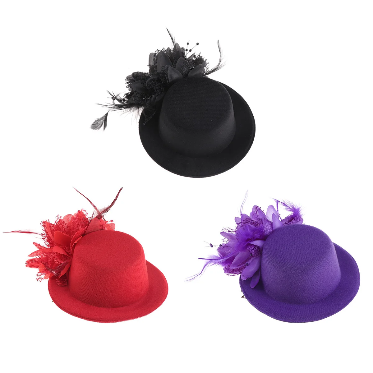 مشبك شعر أنيق على شكل قبعة مقاس 13 سم من نسيج شبكي ناعم ومشابك مزدوجة آمنة لحفلات الزفاف وإكسسوارات الشعر لحفلات الزفاف