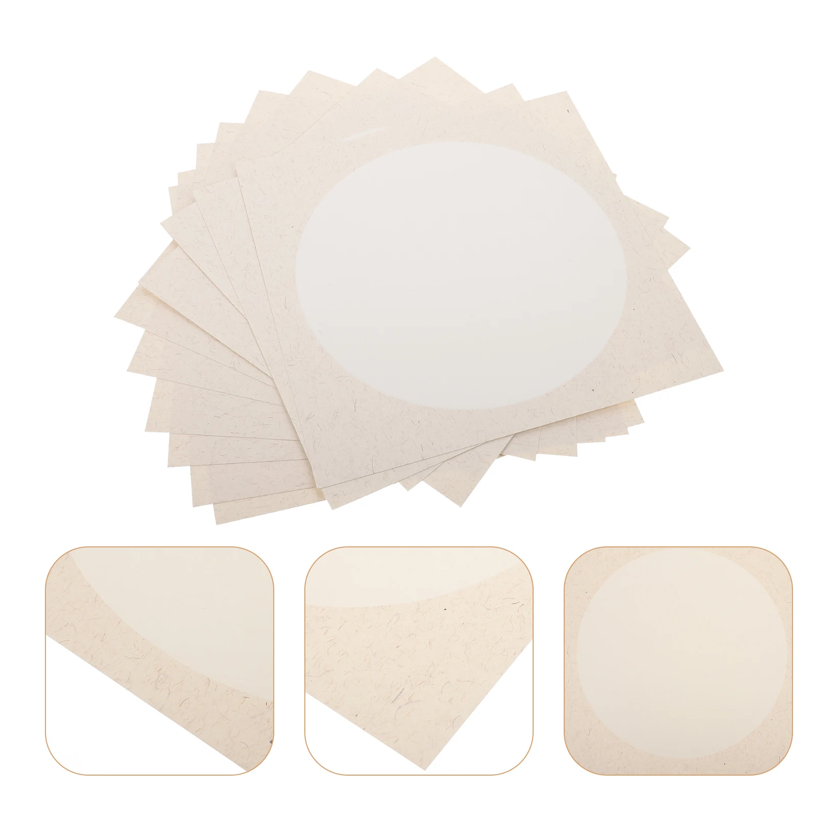

Half-Baked Mirror Jam Xuan Paper Calligraphy Painting Practicing Sheets Ink Absorption Control Professional for Beginners