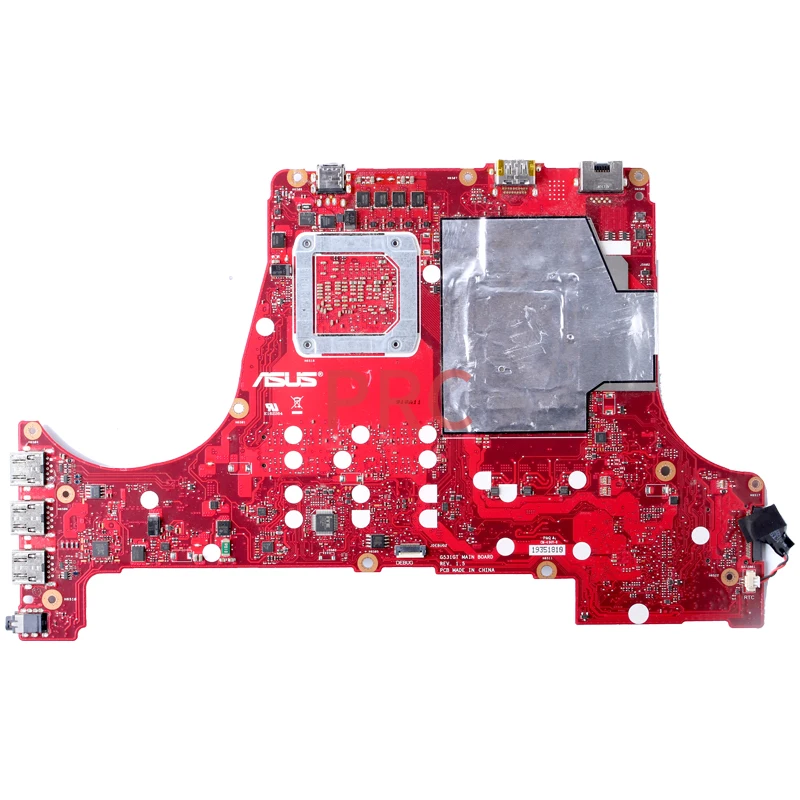 Imagem -06 - Portátil para Asus G531gt Srfcp I7-9750h Gtx1650ti 4g N18p-g0-mp-a1 Notebook Mainboard Rev.1.5-placa-mãe