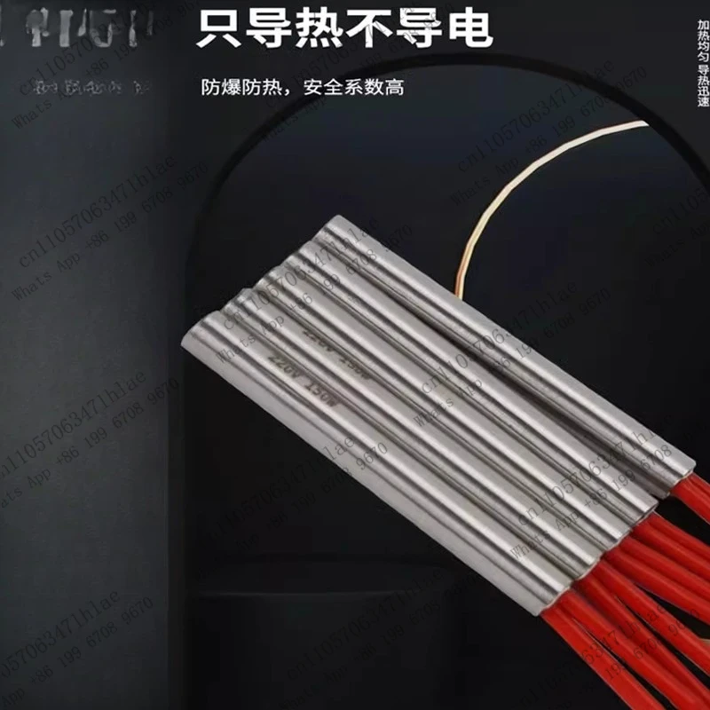 2pcs Dry Burning Single Head Mold Electric Heating Tube Oven Electric Heating Rod Industrial Heating Rod Diameter 6mm, 60~350w
