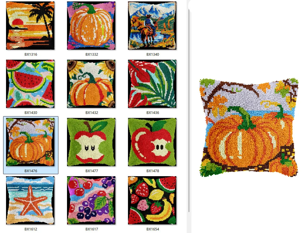 

Latch hook rug kits with Pre-Printed Pattern Cross stitch embroidery kit Footprint Carpet with your needlework Butterfly 2 2025