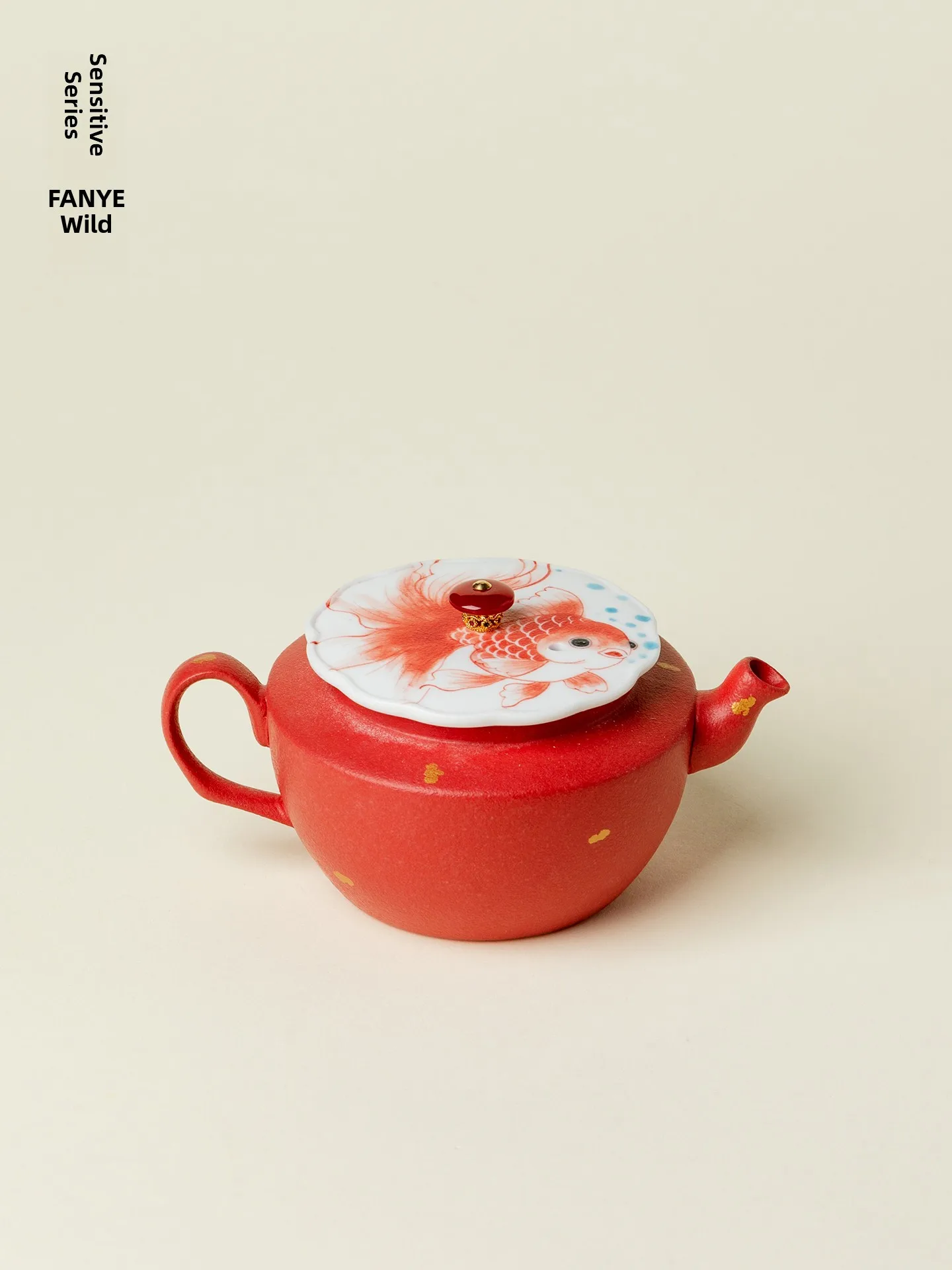 fanhua-nouvelle-theiere-en-ceramique-de-style-chinois-motif-carpe-rouge-peinte-a-la-main-haute-valeur-esthetique-pour-usage-domestique-ensemble-de-the-gongfu