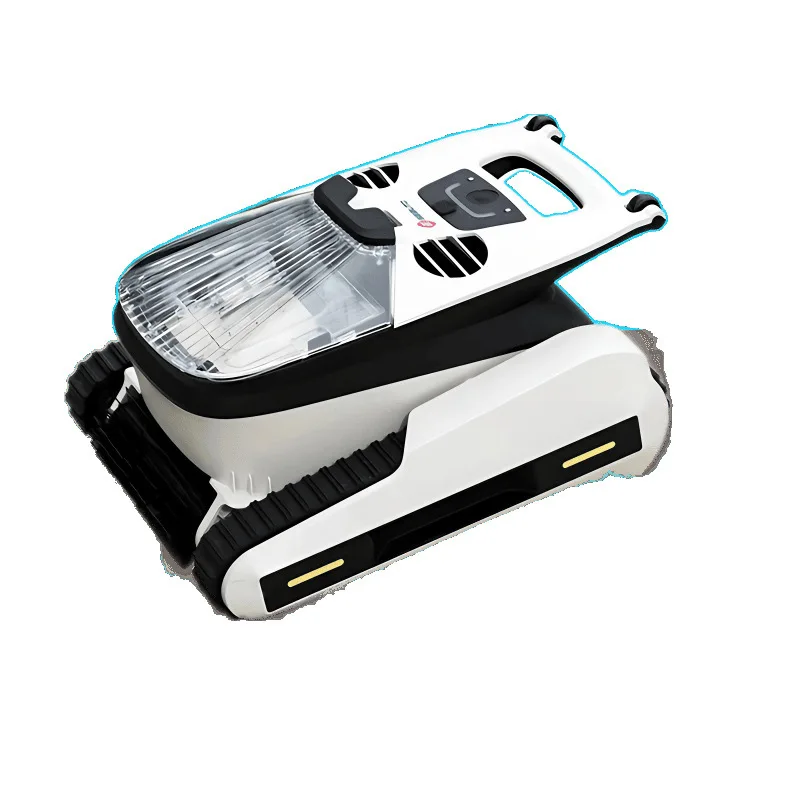 High Quality Plastic Suction Automatic Swimming Pool Bottom Cleaning Robot Intelligent Wireless Underwater Vacuum Filter IP68