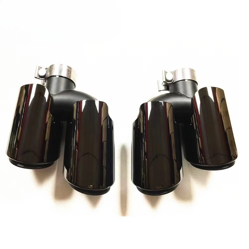 

Exhaust Pipe Tail Throat for Macan 2.0T 2014-2018 Rear Bumper Muffler Exhaust Pipe Tip Titanium Black Tailpipe