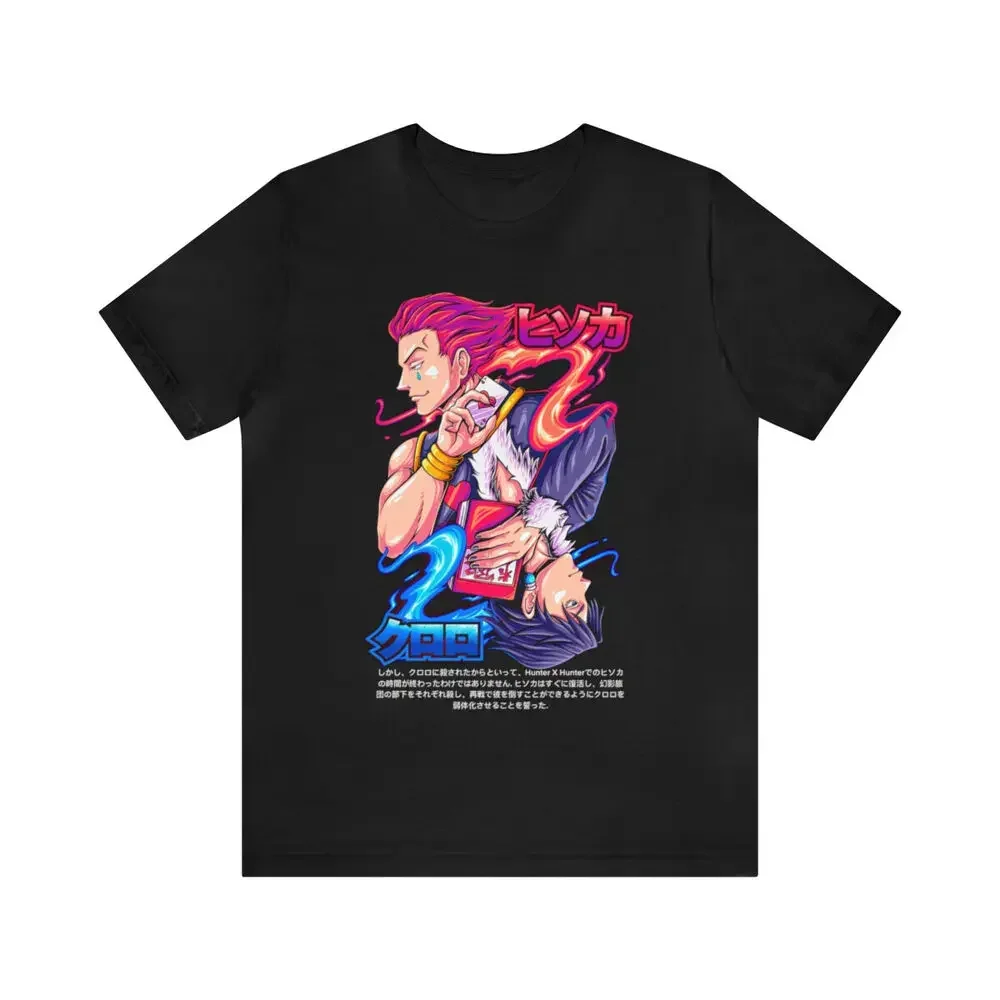 Hisoka Morou vs Chrollo Lucilfer graphic tees Hunter x Hunter tshirt anime shirt