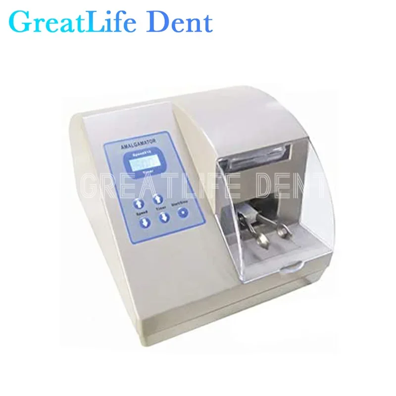 GreatLife Dent Digital Lcd Display Time Speed Adjust 40w 2800rpm 5000rpm Material Mixer Dental Amalgam Amalgamator Machine