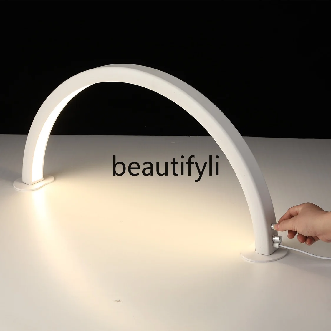 Arc light u-shaped nail art work lamp beauty salon eye protection simple LED