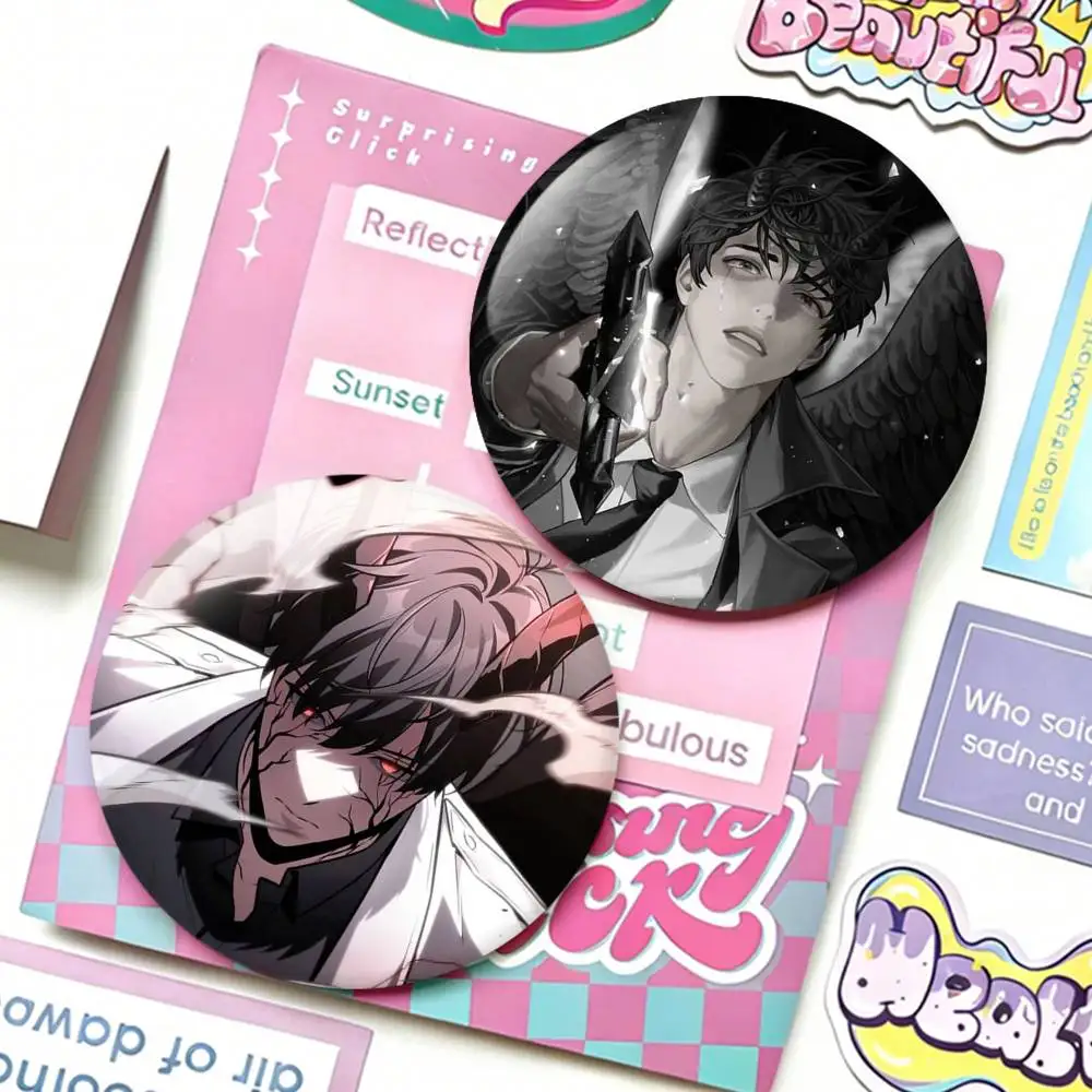 

K-Kim D-Dokja O-ORV Laser Badge Applicable For Backpack Clothes Hats Decor Creative Accessories