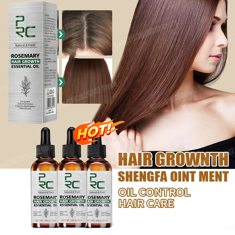 

Hair Care Essential Oils for Fast Hair Growth & Anti Hair Loss, Ginger & Rosemary Oil Scalp Treatment Products