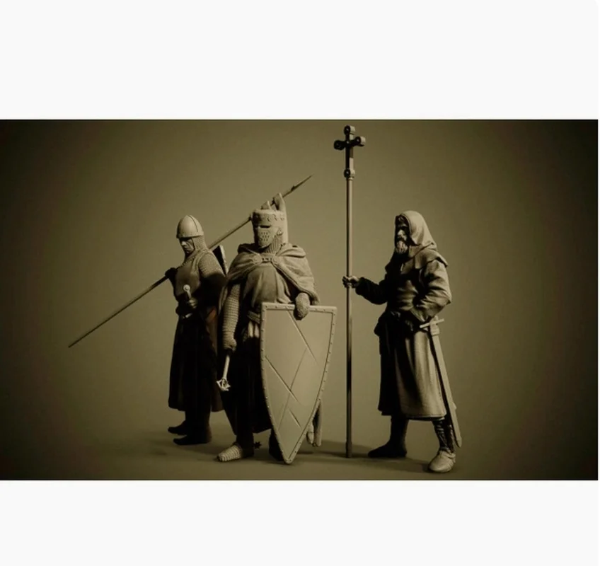 

1/24 Resin Model Ancient Soldier'S Figurine White Model Diy White Model Figurine Unassessed And Unpainted Kit