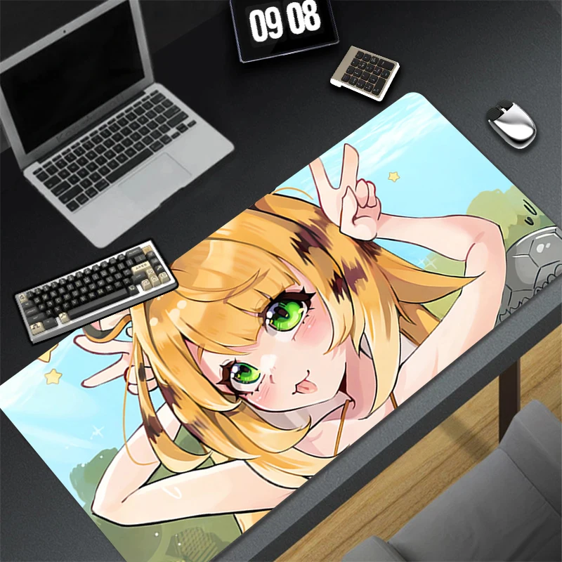 Mousepad Computer Gaming Accessories Keyboard Pad Office PC Rubber Mouse Pad Decoracion Desk Zenless Zone Zero Ju Fufu Mouse Mat