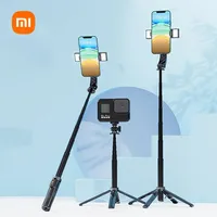 Xiaomi P07 Selfie Stick Wireless Bluetooth Extendable Portable Tripod with Shutter Fill Light Aluminium Tripod Selfie Stick