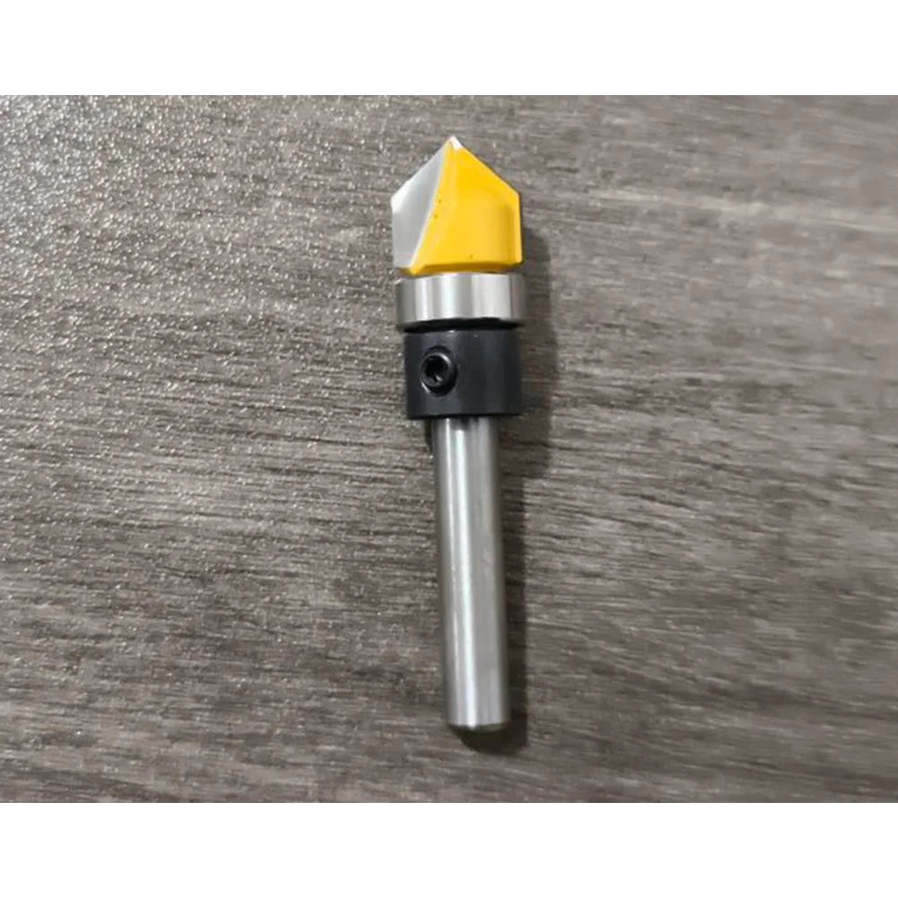 

Woodworking Trimming Machine Use V Groove Router Bit Carbide Router Bit For Woodworking Long-lasting Sharpness