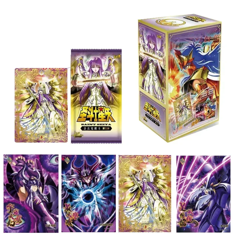 Stok tersedia kartu Awakening Saint Seiya Saint Cloth Awakening Vol.03 PR BP SE koleksi karakter Anime langka hadiah mainan anak-anak