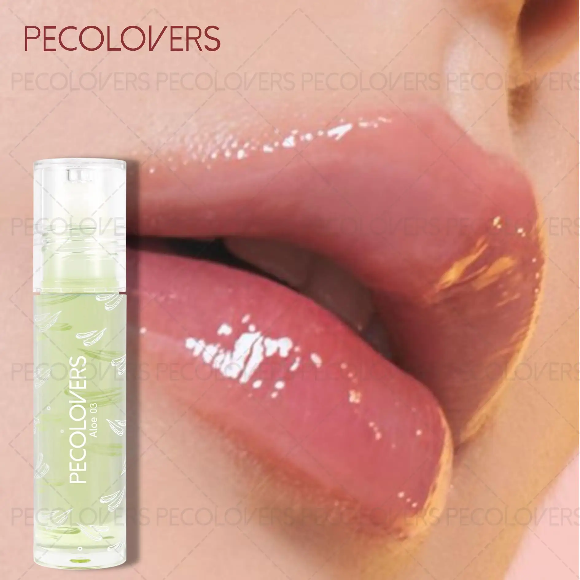 Bálsamo labial hidratante e nutritivo, óleo labial com sabor de fruta fresca, adequado para cuidados diários com os lábios