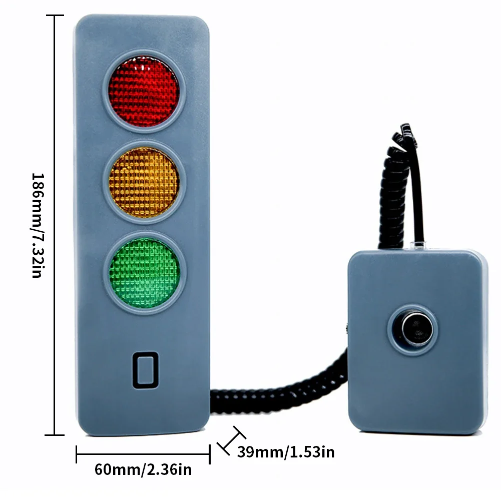 Collision Warning Device Garage Safe Light Anti Collision Auto Parking System with Three Colors Light Adjustable Battery Operate