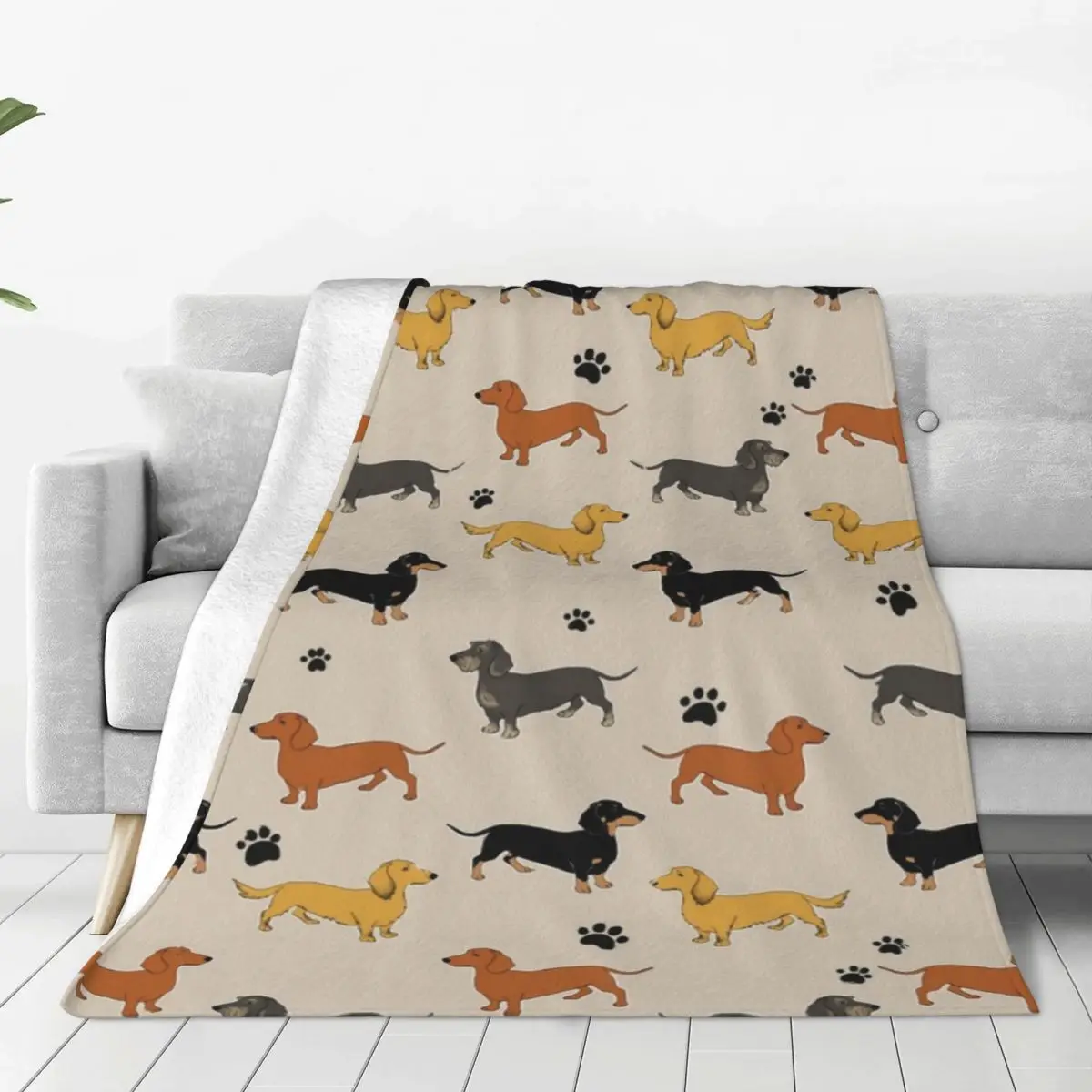 Weenie Weenies (Dachshund Sausage Dog) Blanket Flannel Sofa Throw Blankets For Couch Bedding Office Throws Bedspread Quilt