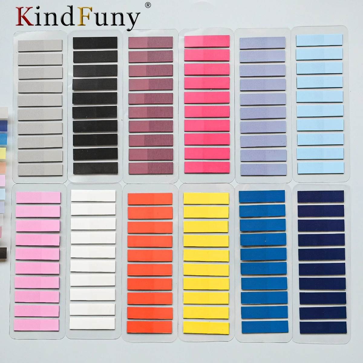 Bulk Pack 200-2400Pcs Transparent Sticky Notes Index Tabs Page Book Markers Label Stickers for Page Marking And Document Classif