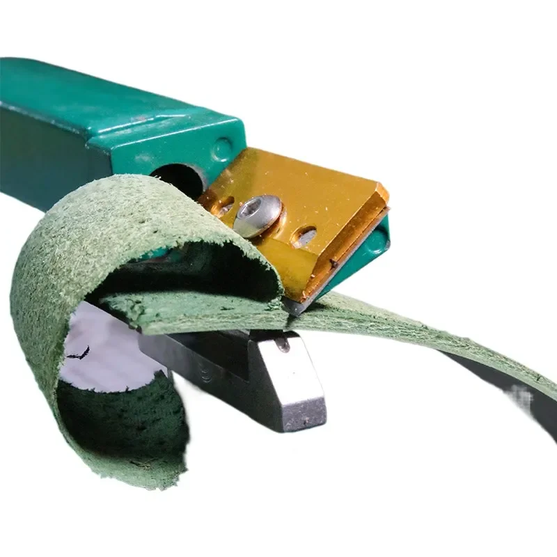 Leather Thinning Machine Manual Leather Shovel Skiving Tool For Handmade Leather Goods Belt Peeling Splitting Cutter Device
