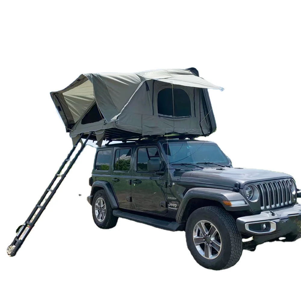 2023 Roof Tent Aluminium Hard Shell  Top  With  Racks